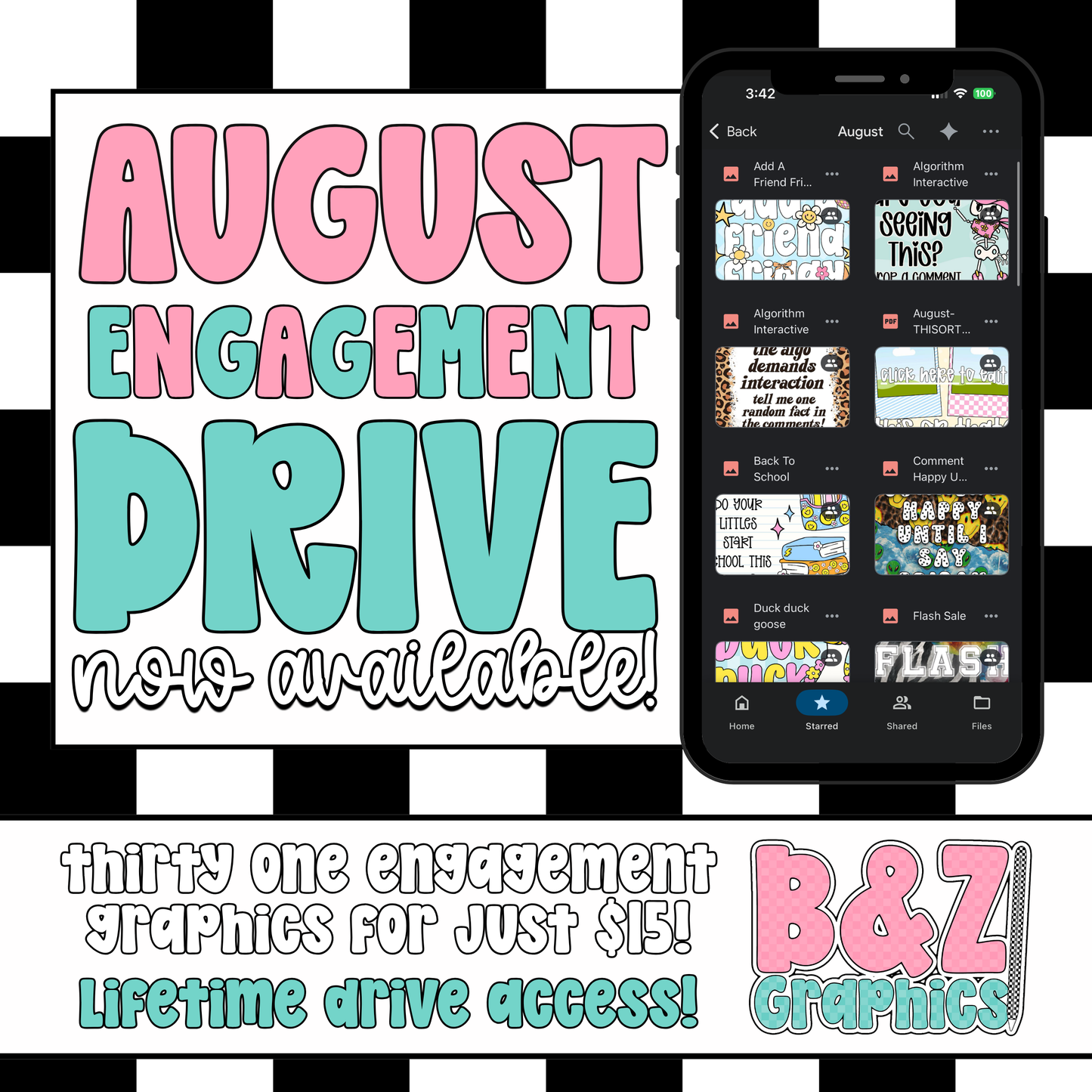 August Engagement Drive