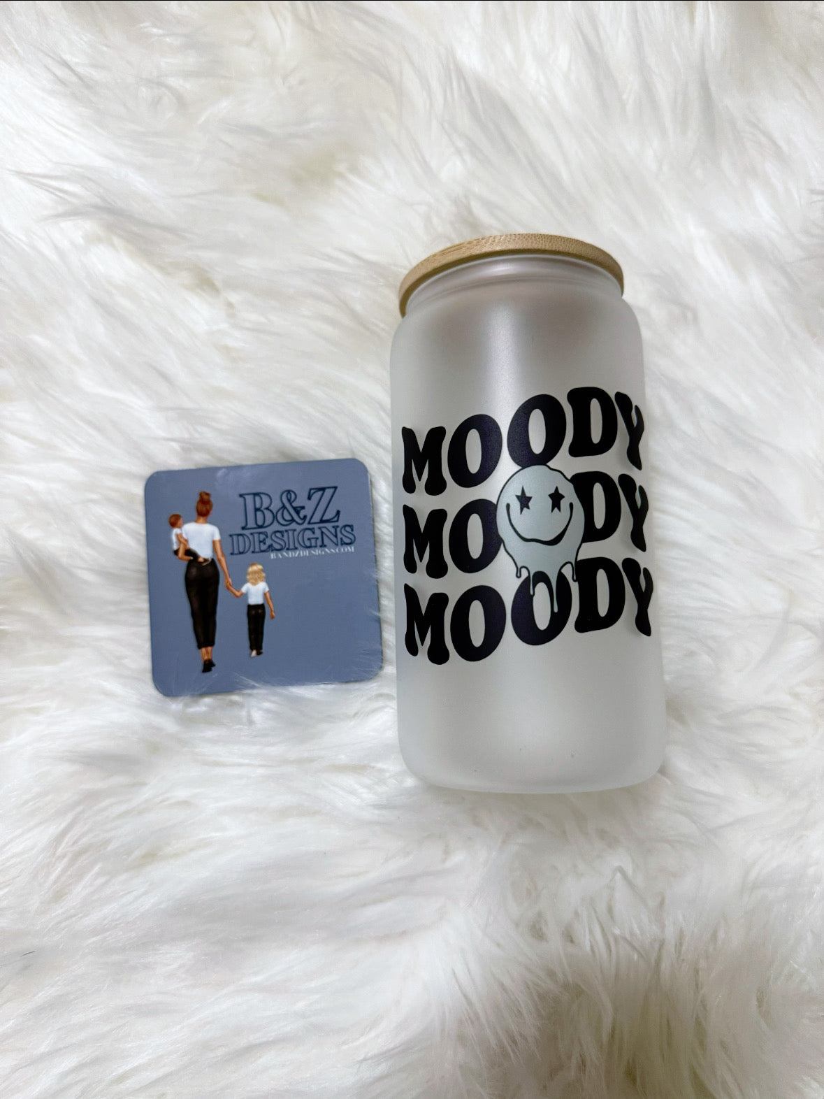 16oz Moody Glass Cup