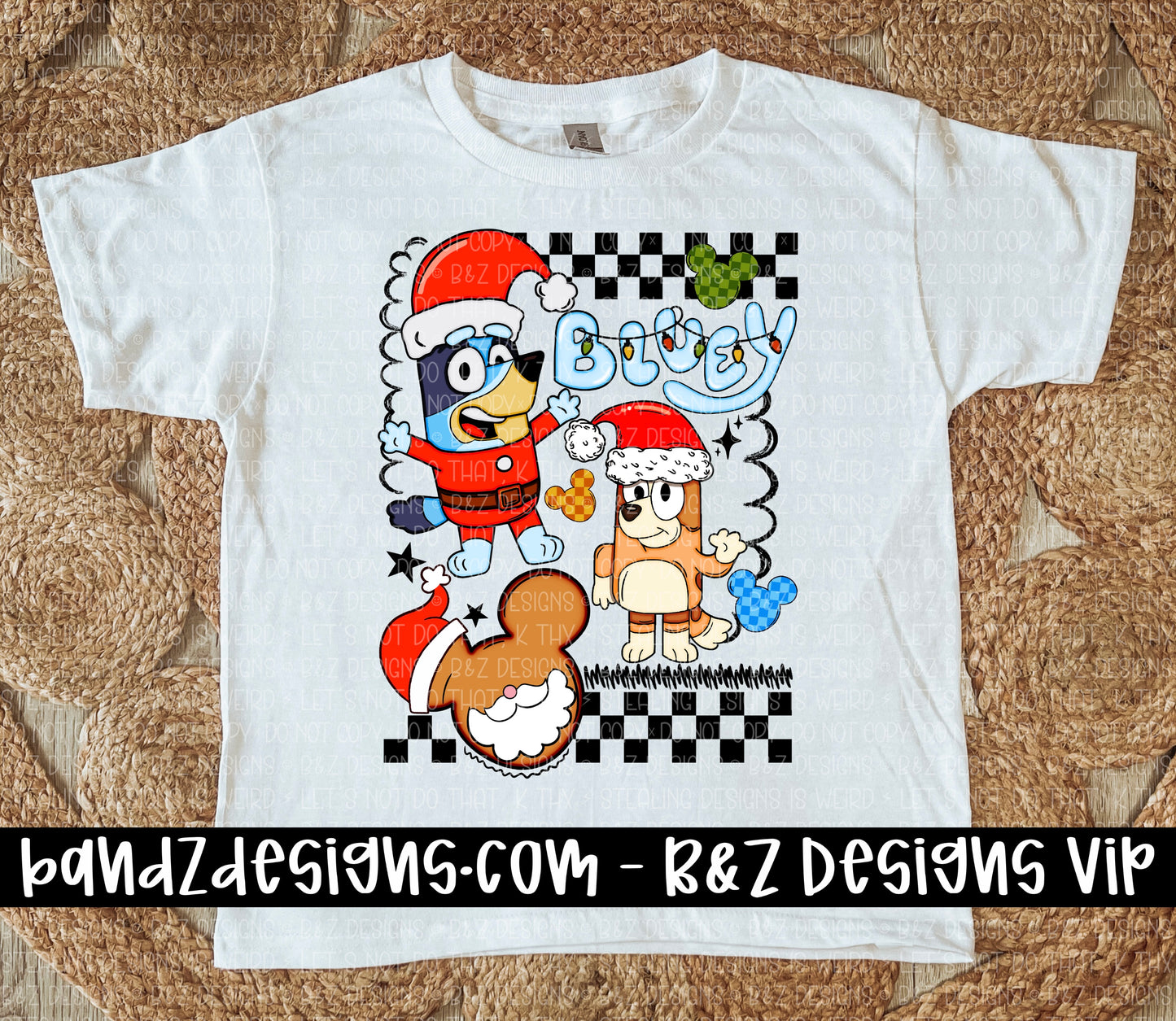 Blue Dog Christmas