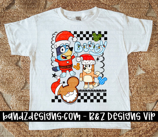 Blue Dog Christmas