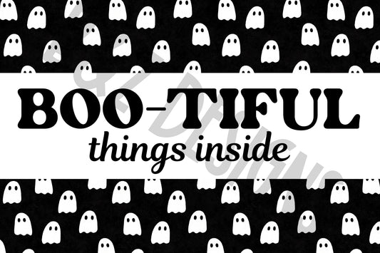 Boo-tiful Things Inside Big Labels
